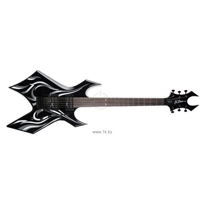 B.C. Rich Kerry King Warlock Two Tribal Onyx