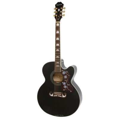 Epiphone EJ-200SCE Black